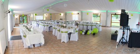 Salle de reception mariage etangs de Kervir Scaer